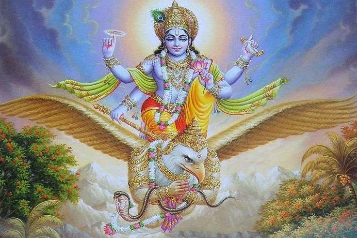 VISHNU EN GARUDA